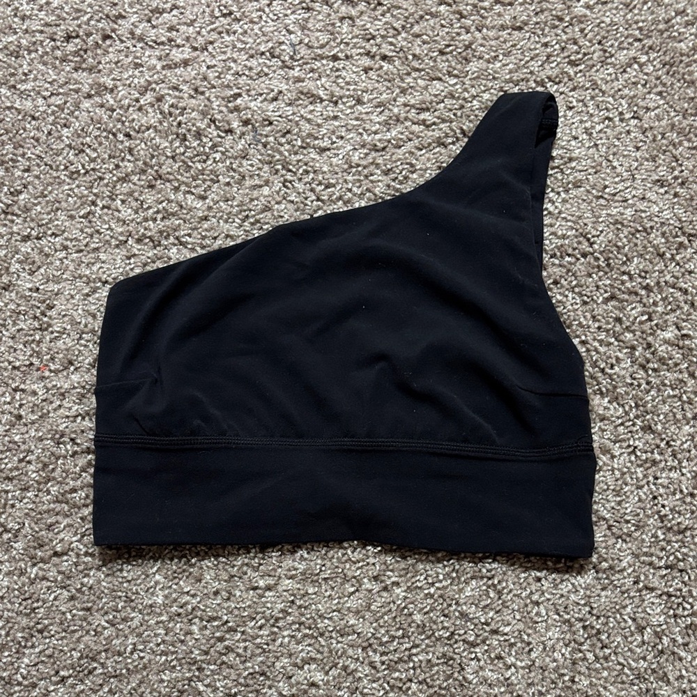 lululemon athletica Black One-Shoulder Sports Bra